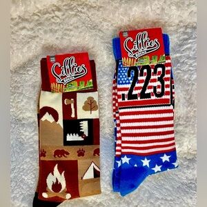 Two Unique Sillies Socks - One size
